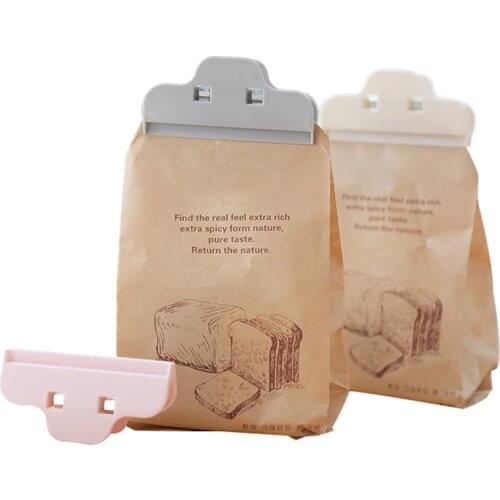 3 PCS/lot Household Sealing Bag Clips For Bread Snack Seal Storage Outdoor Camp Food Bag Sealer Tool Home Food Close Clip
