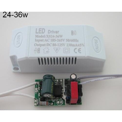 3W-24W Stepper LED power driver Constant Current 230mA Huepar Ceiling Light Lamp Supply Multimeter test leadsDiy kit electronics