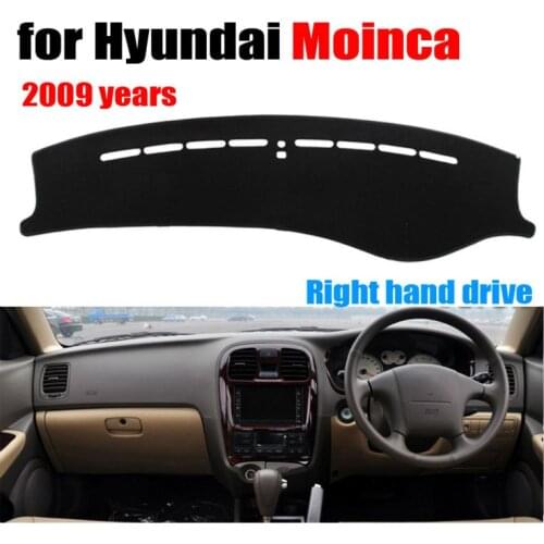 Car dashboard cover mat for Hyundai Moinca 2009 years Right hand drive dashmat pad dash cover auto dashboard accessories