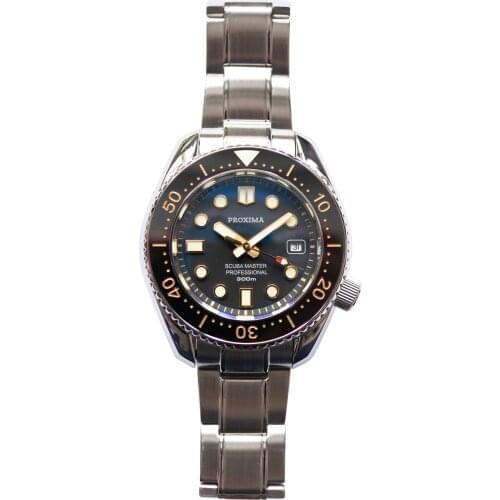 Proxima MM300 SBDX001 Stainless Steel Diver Dive Watch NH35 Movement Ceramic Bezel Insert C3 Luminous Marine Master