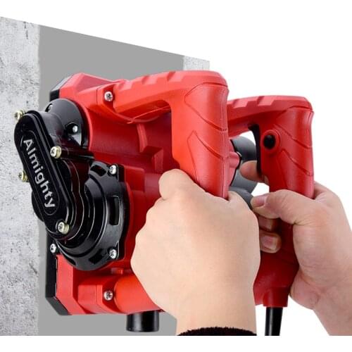 220V Electric Wall Planer Putty Dust-free Concrete Wall Renovation Sshovel Gray Machine Automatic Shovel Wall Tool 1600W