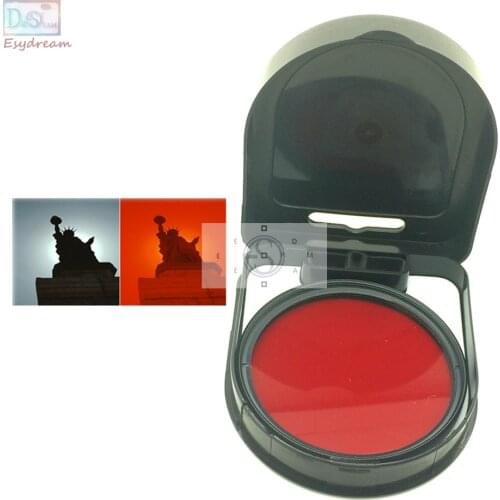 Full Red Color Lens Filter for Canon Nikon Camera Lenses 37 40.5 46 49 52 55 58 62 67 72 77 mm 49mm 52mm 55mm 58mm 67mm 77mm