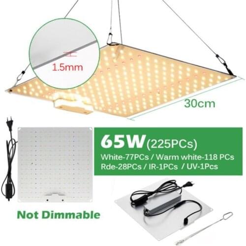 65W LED Grow Light Full Spectrum Phyto Lamp IP65 Waterproof Plant Flowers Growth Lighting For Greenhouse Grow Box