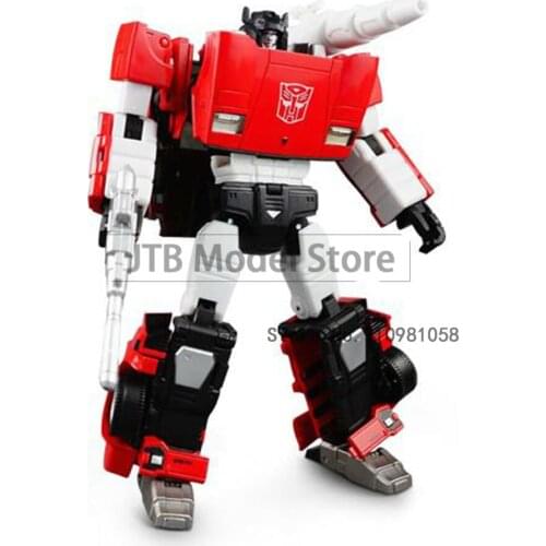 MPF12 MPF-12 Transformation Action Figure Toy Sideswipe Movie Model Alloy Enlarged Version 18CM Deformation Car Robot Figma