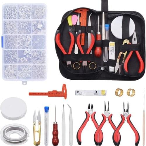 DIY Jewelry Accessories Tool Material Kit 15 Grid Handmade Necklace Bracelet 1300PCS