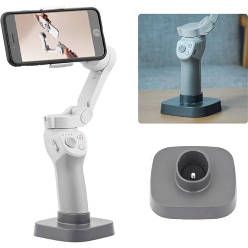 Desktop Mount Base for DJI OM 4 Osmo Mobile 3 Handheld Gimbal Stabilizer Support Accessory Hand Tabletop Holder Stand 1/4 Inch