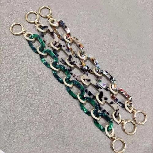 New Acrylic Resin Bag Chain Luxury Accessories Detachable Replacement Handbag Strap Women DIY Shoulder Bag Clutch Chains Handle