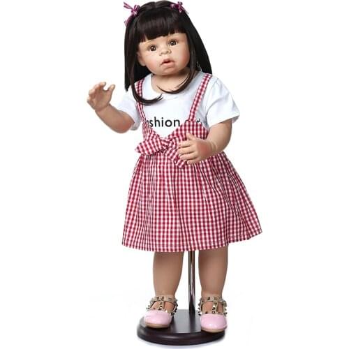 Bebes doll with 70CM artist desgin toddler doll lifelike ball jointed doll children clothes model collectible art doll