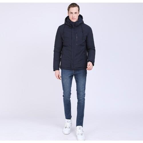 TALIFECK 2018 New Fashion Jacket Winter Smart Casual Men Jacket Outerwear Hat Detachable Mens jackets and Coats Thick