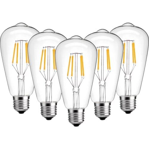 Retro Edison Light Bulb E27 220V ST64 Retro Vintage Edison Bulb Incandescent Ampoule Bulbs Vintage Edison Lamp Retro Light