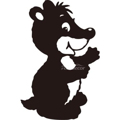 Happy Mole Car Sticker Rearview Mirror Decal Car Window Bumper Cute Waterproof Removable ZP0617