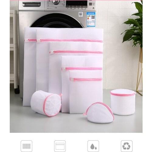 Clothes Washing Machine Laundry Bra Aid Lingerie Mesh Net Wash Bag Sweater Knitted Protection Bag Not Deformed Pouch