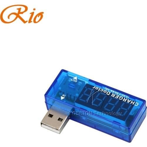 USB Voltmeter Ammeter Digital 4 Digit Display Mobile Power Charging Detector Charger Doct Current Tester Capacity Voltage Meter