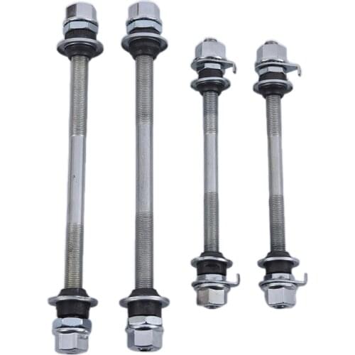 Bicycle Wheel Hub Axle Front Rear Steel Solid Spindle Shaft Vintage For E BIKE BMX MTB Road Skewer 150mm 180mm
