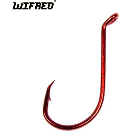 [100PCS/lot] Red Octopus Beak Hook High Carbon Steel Sharp Fish Hook for Saltwater Fishing 2 1 2/0 4/0 5/0 6/0 8/0