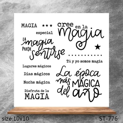 ZhuoAng My good friend Transparent Seals for DIY scrapbooking photo album Clear Stamps