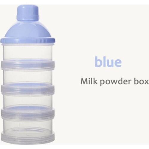 4 Grid/Set Baby Food Storage Box Portable Milk Powder Formula Dispenser Food Container Storage Feeding Boxes Baby Kids Toddler
