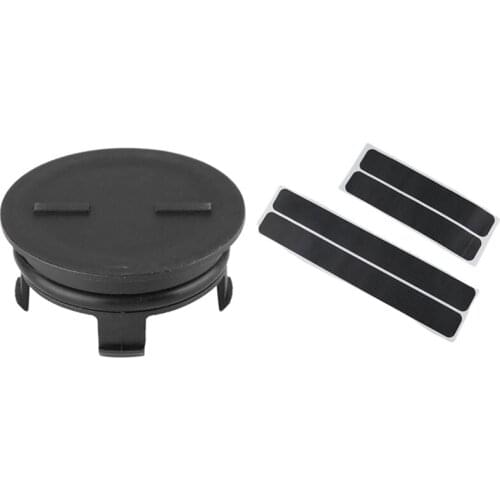 4PC Door Sill Scuff Welcome Pedal Protect Carbon Fiber Stickers & 1X Cylinder Head Rear Cam Plug For Honda Civic Integra