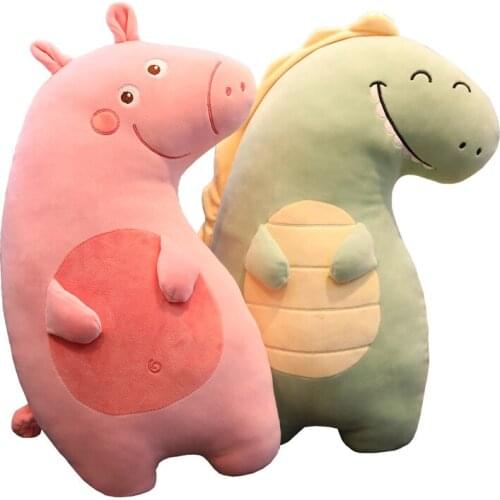70cm Cute Plush Pillow Dolls Beast Pony Couple Birthday Gift Christmas Stuffed Animals One Piece Toys For Children Kids
