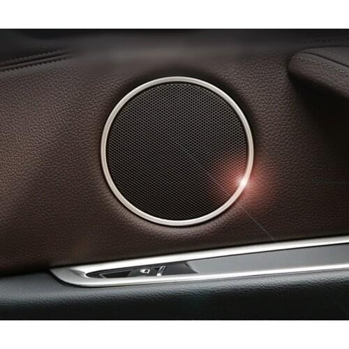 Car Door Stereo Speakers Decoration Frame Cover For BMW X3 G01 X4 G02 Interior Audio Loudspeaker Trim Sticker Auto Accessories