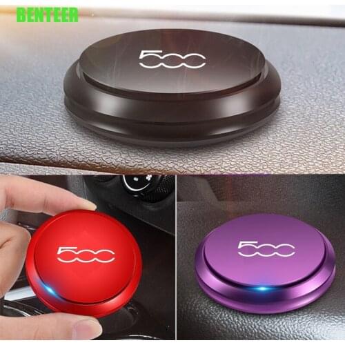 Car Air Freshener Instrument Aromatherapy Flavor UFO Shape Car Perfume Sticker For Fiat 500