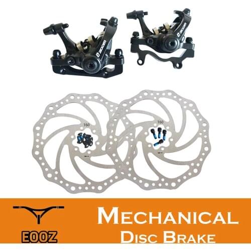 New ZOOM MTB Mountain Bike Road Bicycle Mechanical Alloy Disc Brake Set Two Sides Braking Force DB680