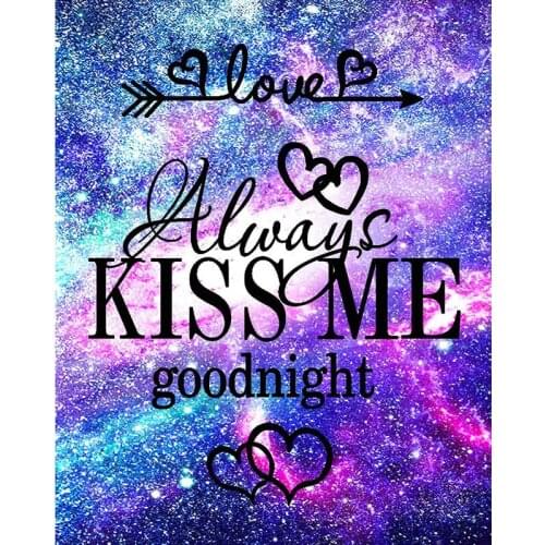 Paint With Diamonds Letter Kiss Me 5d Diamond Painting Full Square Diamond Embroidery Cross Stitch Rhinestone Picture