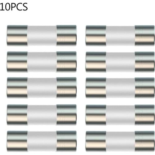 20pcs Ceramic Fuse For Multimeter Instrument 600mA 10A Ceramic British Plug Fuse