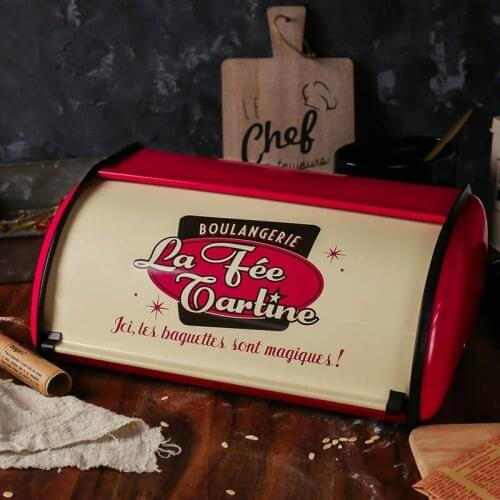 Container Kitchen Storage Box Design Couvert Chocolate Snack Bread Box Food Storage Craft Paneras Para Pan Home Organizer HX50ST