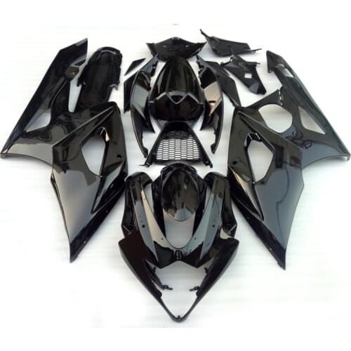 Injection molding fairings for Suzuki GSXR1000 K5 K6 2005 2006 glossy black fairing kit GSXR 1000 05 06 VN97