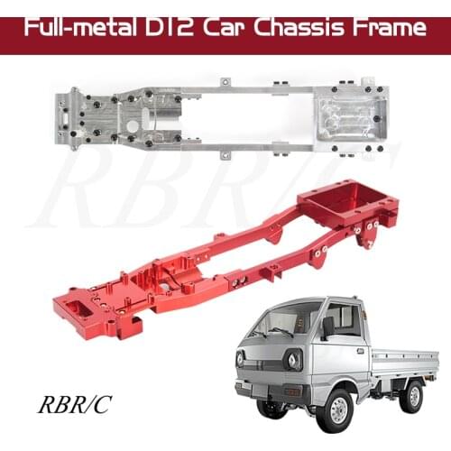 WPL D12 1:10 Off-Road Four-Wheel Drive RC Car Model Toy Full Metal Car Chassis Frame DIY Modified Upgraded Accessory Part R604