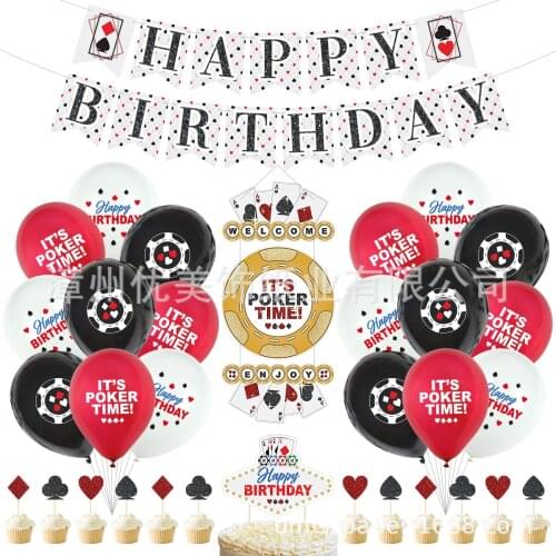 Poker Birthday Party Tablecover Poker Theme Party Tablecolth Party Decoration Supplies Poker Theme Party Birthday Decoration