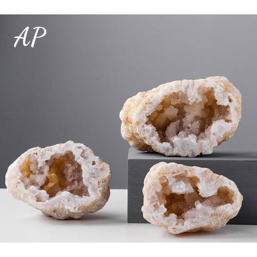 1PC Natural Quartz Ore Primary Agate Cave Crystal Cluster Clear Quartz Strange Stone Ornaments For Home Furnishing Decoration
