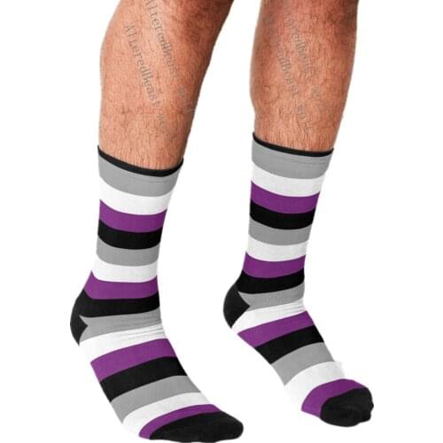 2021 Men Socks harajuku pride flag Socks Printed Happy hip hop Novelty personality Skateboard Crew Casual Crazy Funny Socks