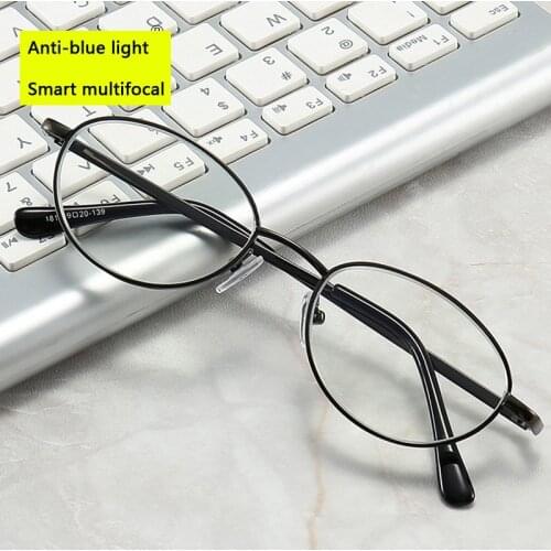 Iboode Classic Anti Blue Light Reading Glasses New Fashion Men Women Metal Frame Presbyopia Eyeglasses Diopter With +1.0 To +4.0