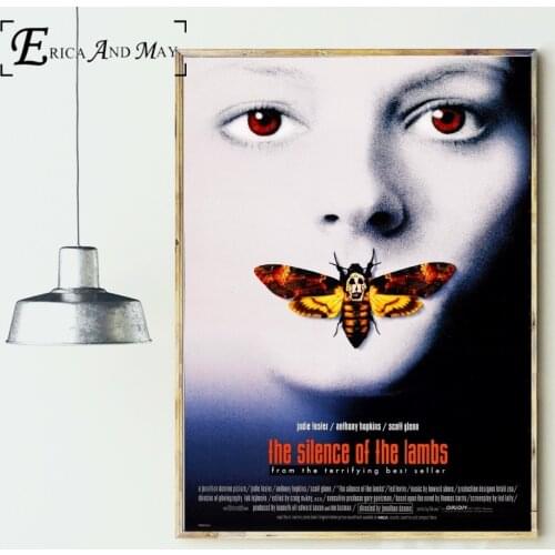 The Silence Of The Lambs Movie Posters And Prints Canvas Painting Wall Art Picture Vintage Poster Decorative Home Decor Obrazy