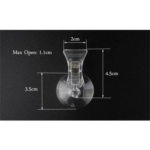 Sucker Sign Clip Label Holder Glass Metal Board Wall Mounting Price Tag Spring Clamp Osculum Suction Mounted Advertising Clip