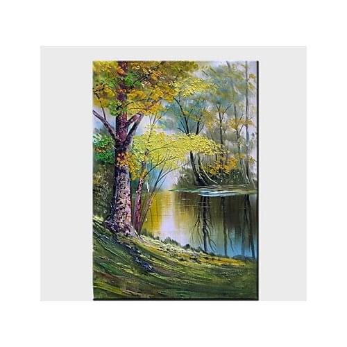 Hand Painted Home Decor Landscape Oil Painting on Canvas One Piece canvas Wall pictures for living room