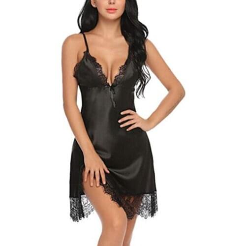 Sexy Hot Erotic Lace Lingerie Costumes Underwear Women Babydoll Porno Sleepwear Sex Dress Nightdress Cover-Ups Plus Size S-XL