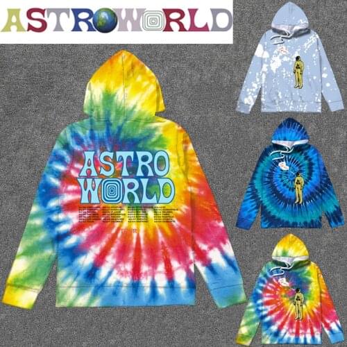 Hoodie 2021 new mens hip-hop long-sleeved streetwear 3D printing ASTROWORLD Harajuku fashion casual sports shirt running wear