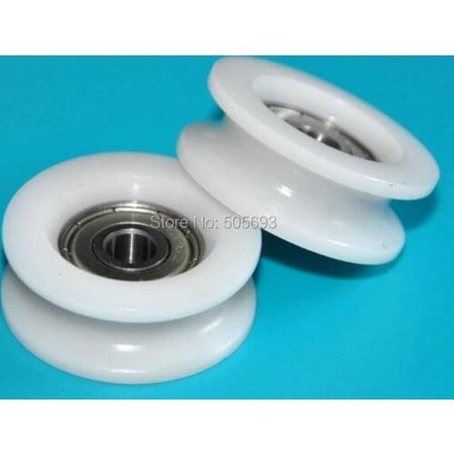 Take a U-shaped guide rail embedded bearing plastic bag U groove ,groove pulley bearing 8 * 40 * 20.7 0840UU