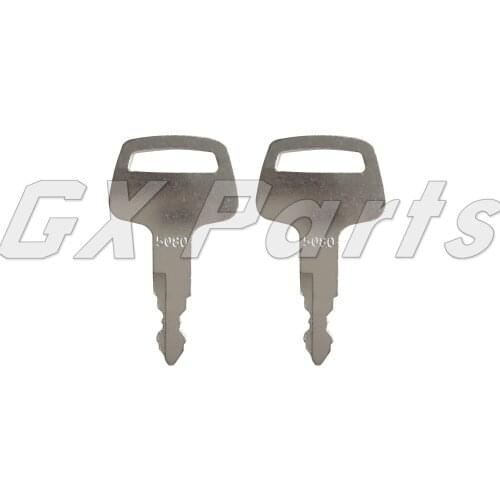 2PCS Ignition Keys 5080 069029029 For IHI Skid Steer Mini-Excavator Marooka Chieftain