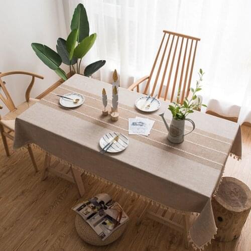 Bohemian Three-Dimensional Jacquard Embroidery Cotton And Linen Tablecloth Square TV Cabinet Coffee Table Decoration Tablecloth