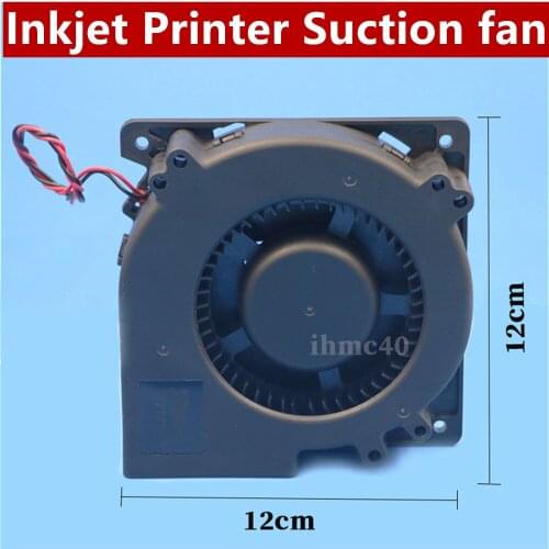 Paper suction fan for Allwin Human Crystaljet Wit-color Inkjet solvent printer 24V 0.5A suction cloth fan 12*12cm vacuum fan
