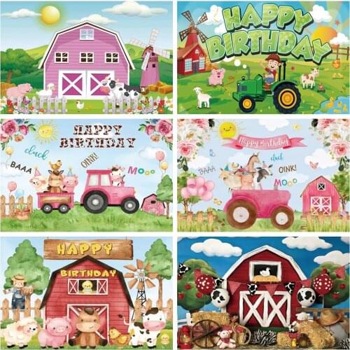 Yeele Sunshine Farm Theme Windmill Wooden Fence Baby Birthday Photography Backdrop Photographic Backgrounds For Photo Studio