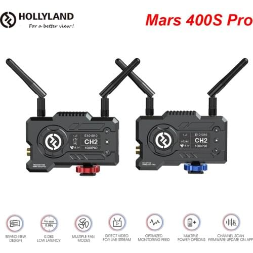 Hollyland Mars 400S Pro 1080P HDMI-compatible SDI Transmission System Transmitter Receiver 5G Wireless Video Audio Transmission