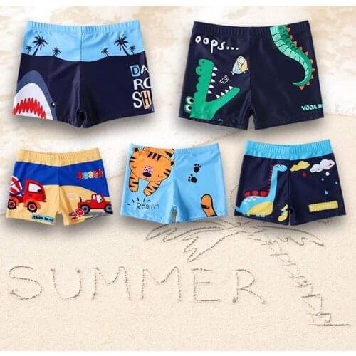 Swimming Trunks For Boys Shark Trunks Swimsuit 2-9Y Childrens Swimwear Kids Trunk Shark Beachwear Boys Bathing Suit
