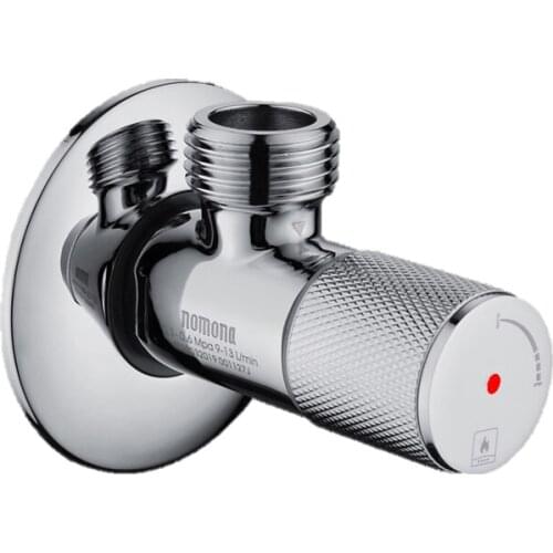 High Pressure G 1/2 Brass Wall Mounted Angle Valve To Control Flow Water For Gas Heaters