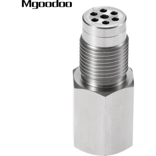 M18x1.5 CEL Eliminator Check Engine Light Adapter Real Mini Catalytic Converter O2 Oxygen Sensor Stainless Steel Car Accessories