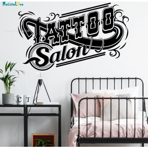 Tattoo Salon Wall Decal Shop Sign Logo Vinyl Sticker Master Gift Decor Office Self-adhesive Living Room Art Murals YT1992